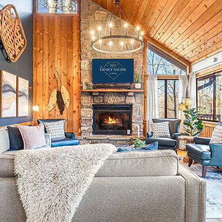 The Family Stone Luxe Cabin Sleeps 12 Hot Tub Dogfriendly Dollywood Pigeon Forge Exterior foto