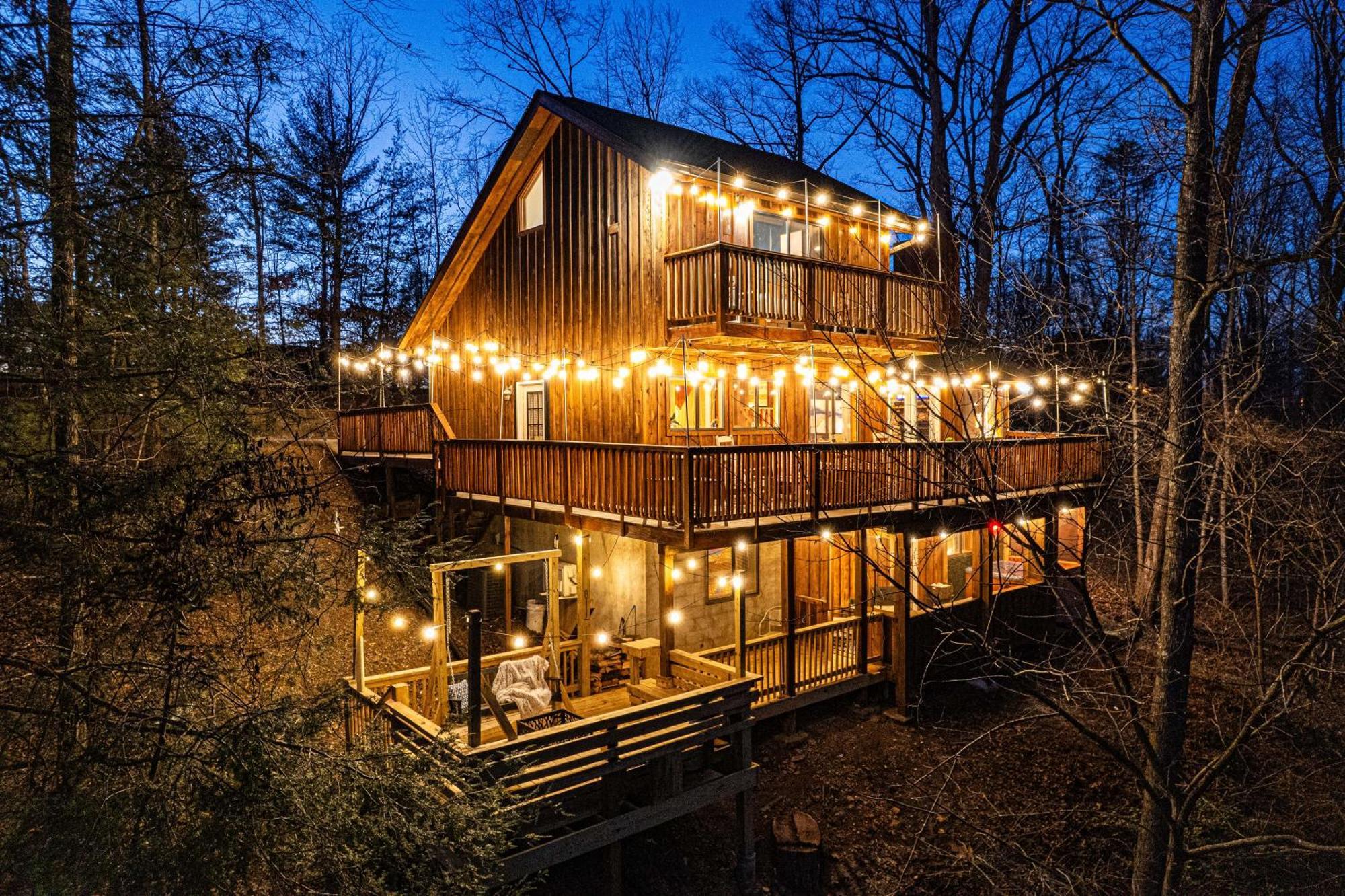 The Family Stone Luxe Cabin Sleeps 12 Hot Tub Dogfriendly Dollywood Pigeon Forge Exterior foto