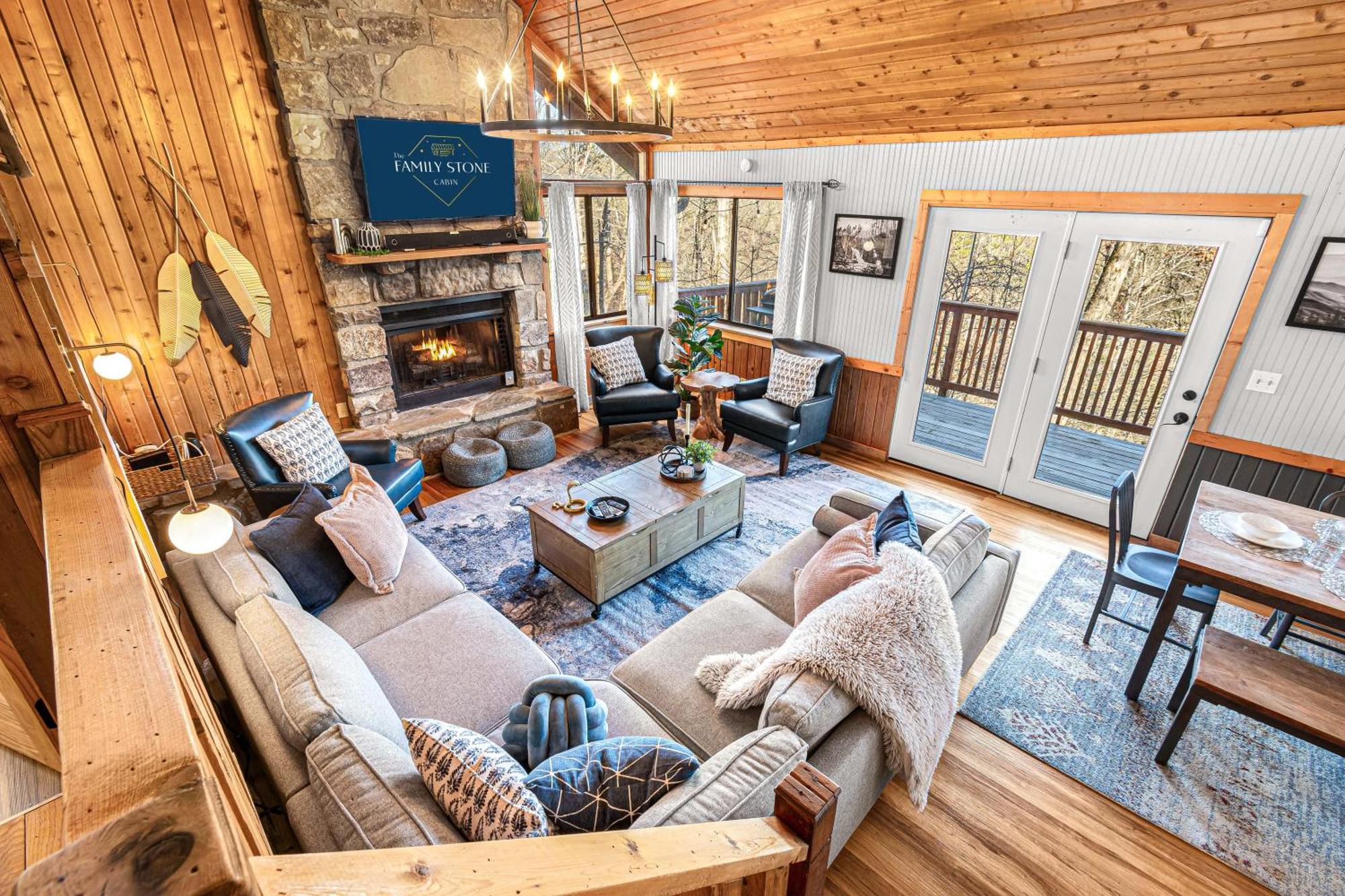 The Family Stone Luxe Cabin Sleeps 12 Hot Tub Dogfriendly Dollywood Pigeon Forge Exterior foto